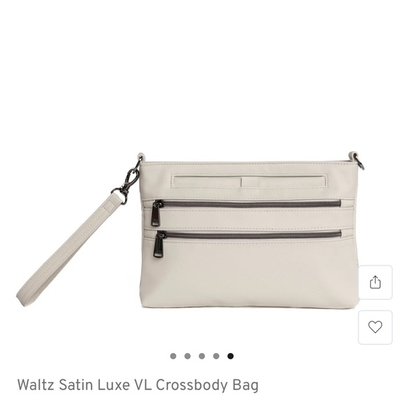 NWT Lug Waltz Quilted Crossbody Bag - Pebble Gray - Picture 7 of 16